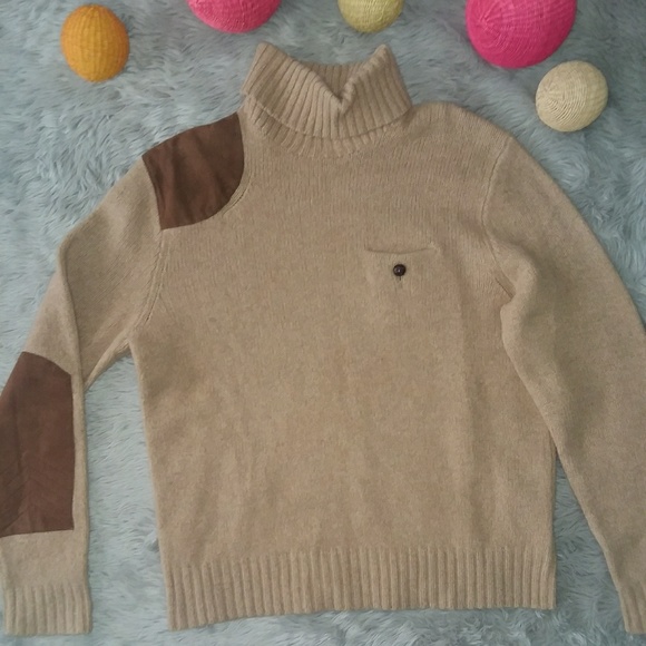 Polo Elbow Patch Sweater Vintage 